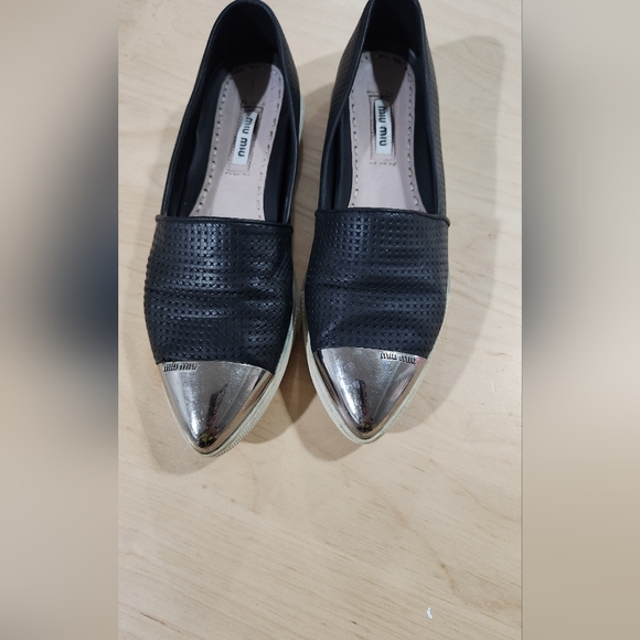 Miu Miu Shoes , Metalic Toe Size 38 - Picture 5 of 7